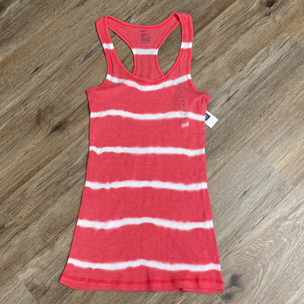 NWT Gap Pink Tie Dye Tank Top Size Medium
